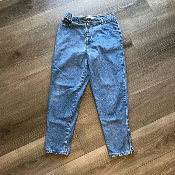 Vintage 90s High Waisted Denim Jeans Essentials Sport Denim Jeans Size 12 - Picture 2 of 11